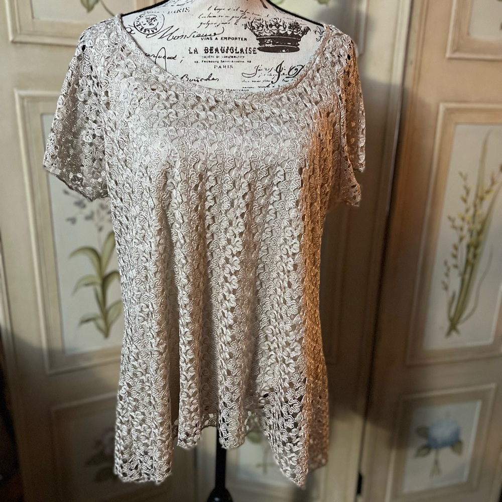 🎈🎈CROCHETED BLOUSE W/LINING
